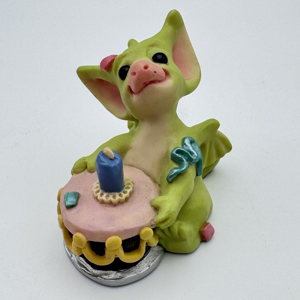 Pocket Dragons HAPPY BIRTHDAY CAKE Whimsical World Real Musgrave 1997